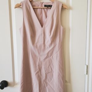 Theory Easy V Shift Pink Dress